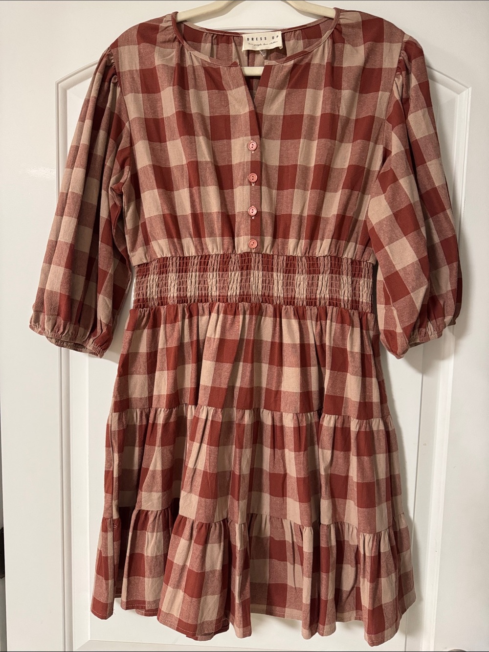 Boutique Plaid Dress